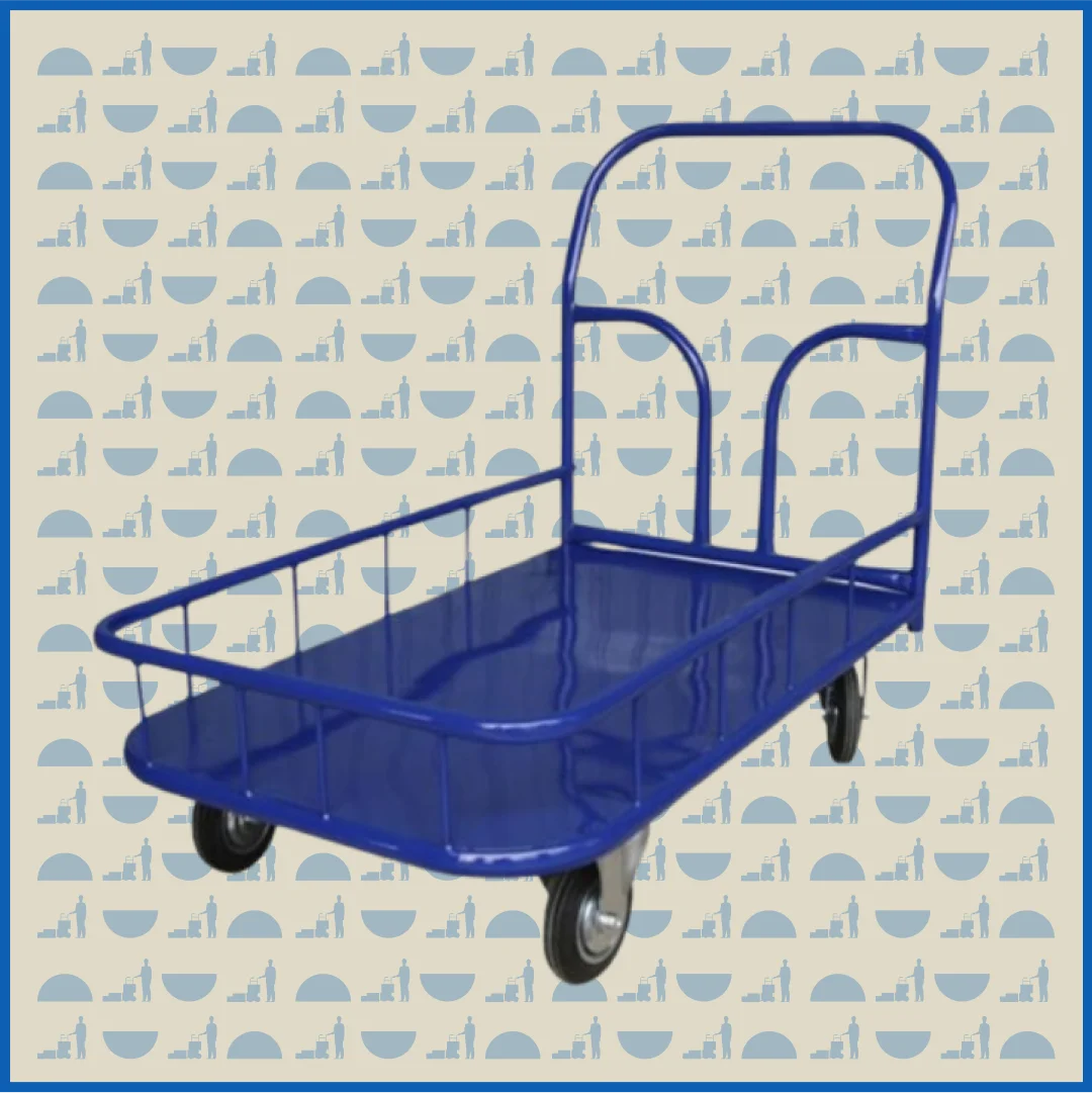 Тележка платформенная HUNTERPARTS ТП-Б 300 с бортами (600х1000) (без колес)