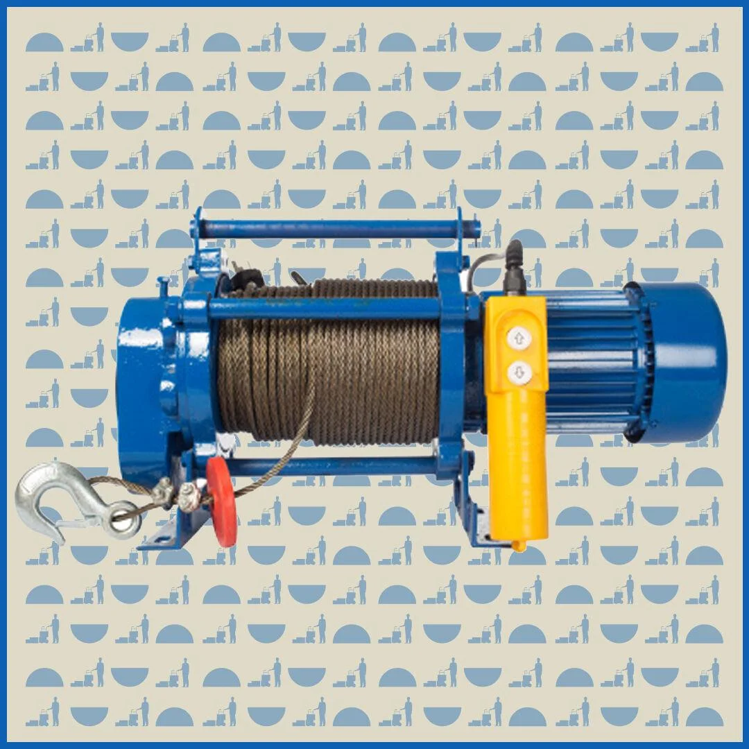 Лебедка HUNTERPARTS CD-300-A (KCD-300 kg, 220 В) с канатом 100 м
