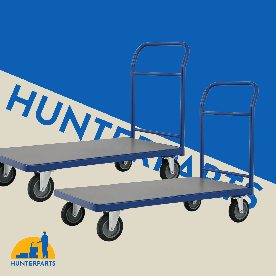 От склада до цеха: удобные и прочные платформенные тележки от HUNTER PARTS