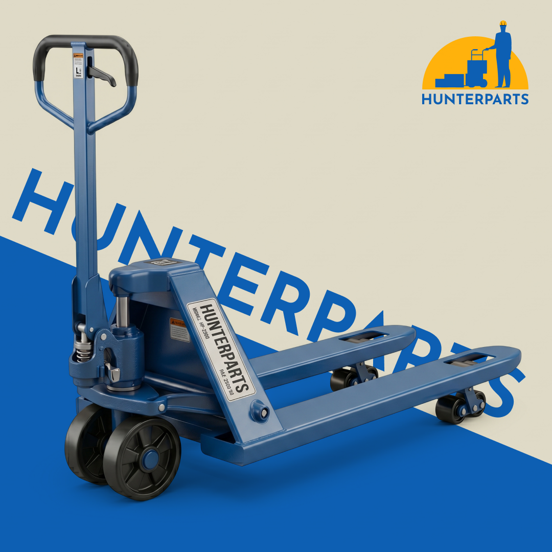 Гидравлические тележки HUNTERPARTS для склада и производства – надежное решение для бизнеса