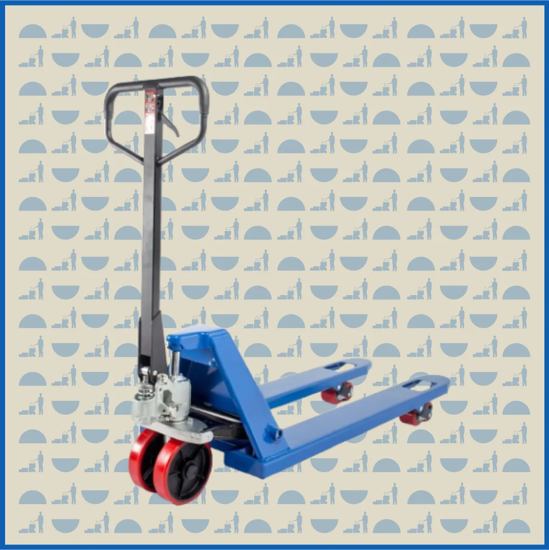Тележка гидравлическая HUNTERPARTS 3000 кг 1150 мм RHP (полиуретановые колеса)