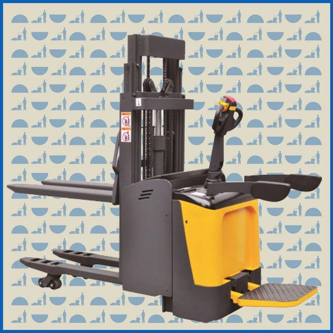 Тележка электрическая 2000 кг 1600 мм HUNTERPARTS CBD20SR двухуровневая с платформой