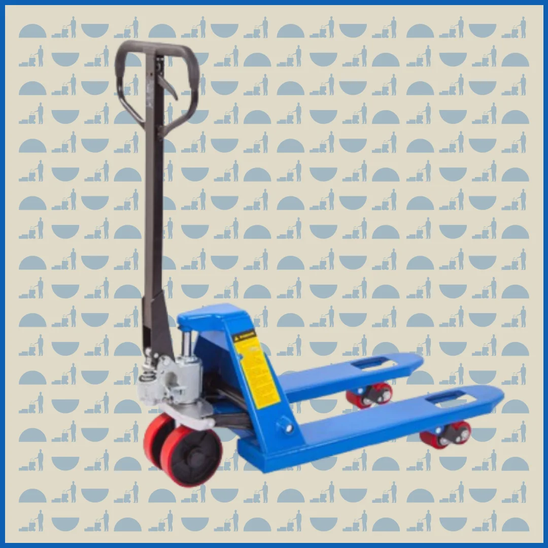 Тележка гидравлическая HUNTERPARTS 2500 кг 800 мм RHP (полиуретановые колеса)
