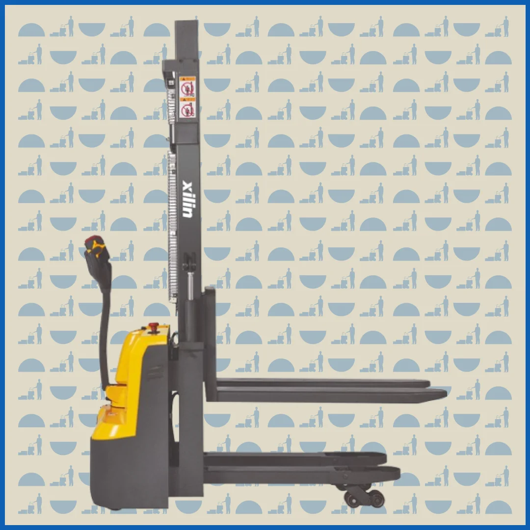 Штабелер самоходный 1,0 т 3,0 м HUNTERPARTS CDD10R-ES двухуровневый (сопровождаемый)