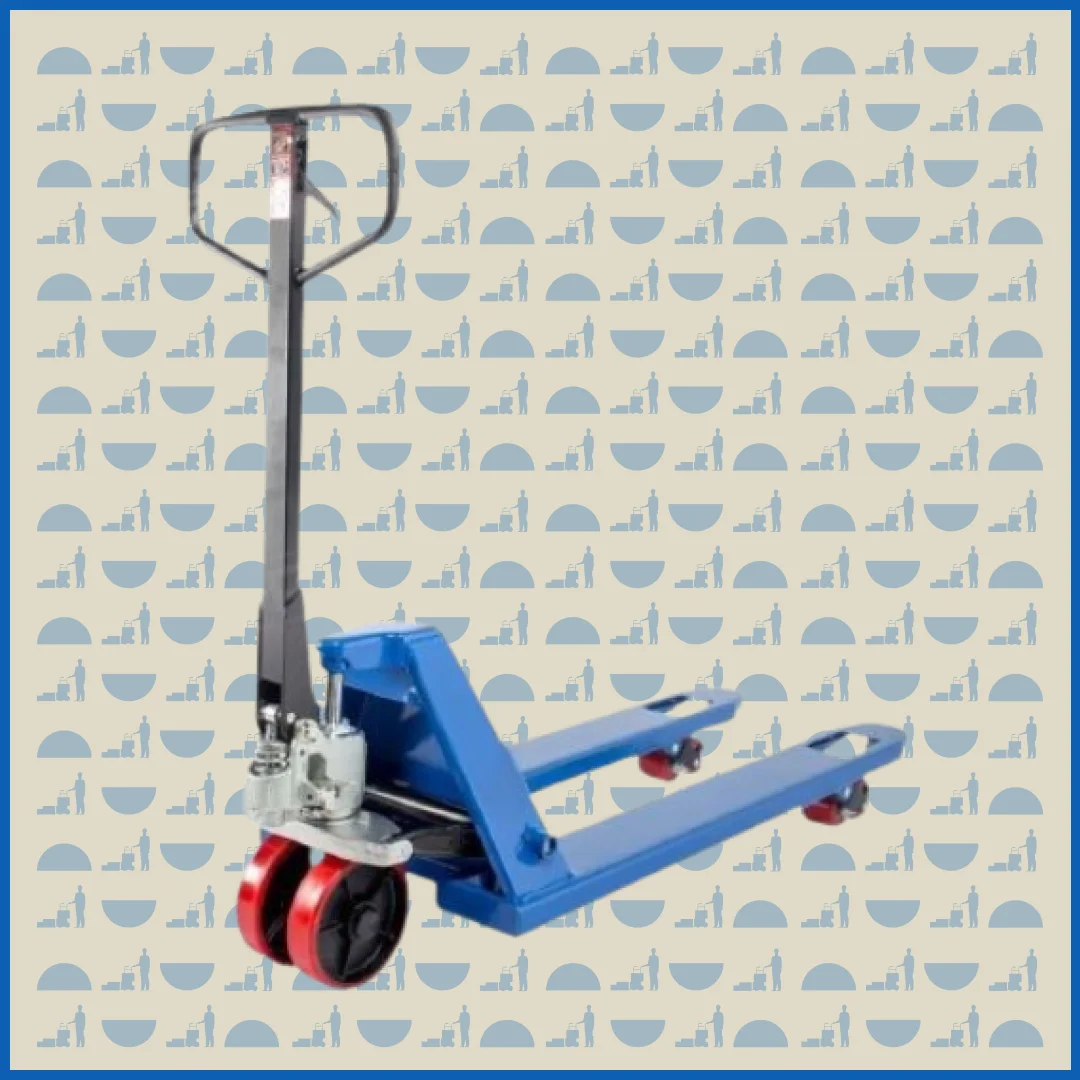 Тележка гидравлическая HUNTERPARTS 2500 кг 1500 мм AC(V) (полиуретановые колеса)
