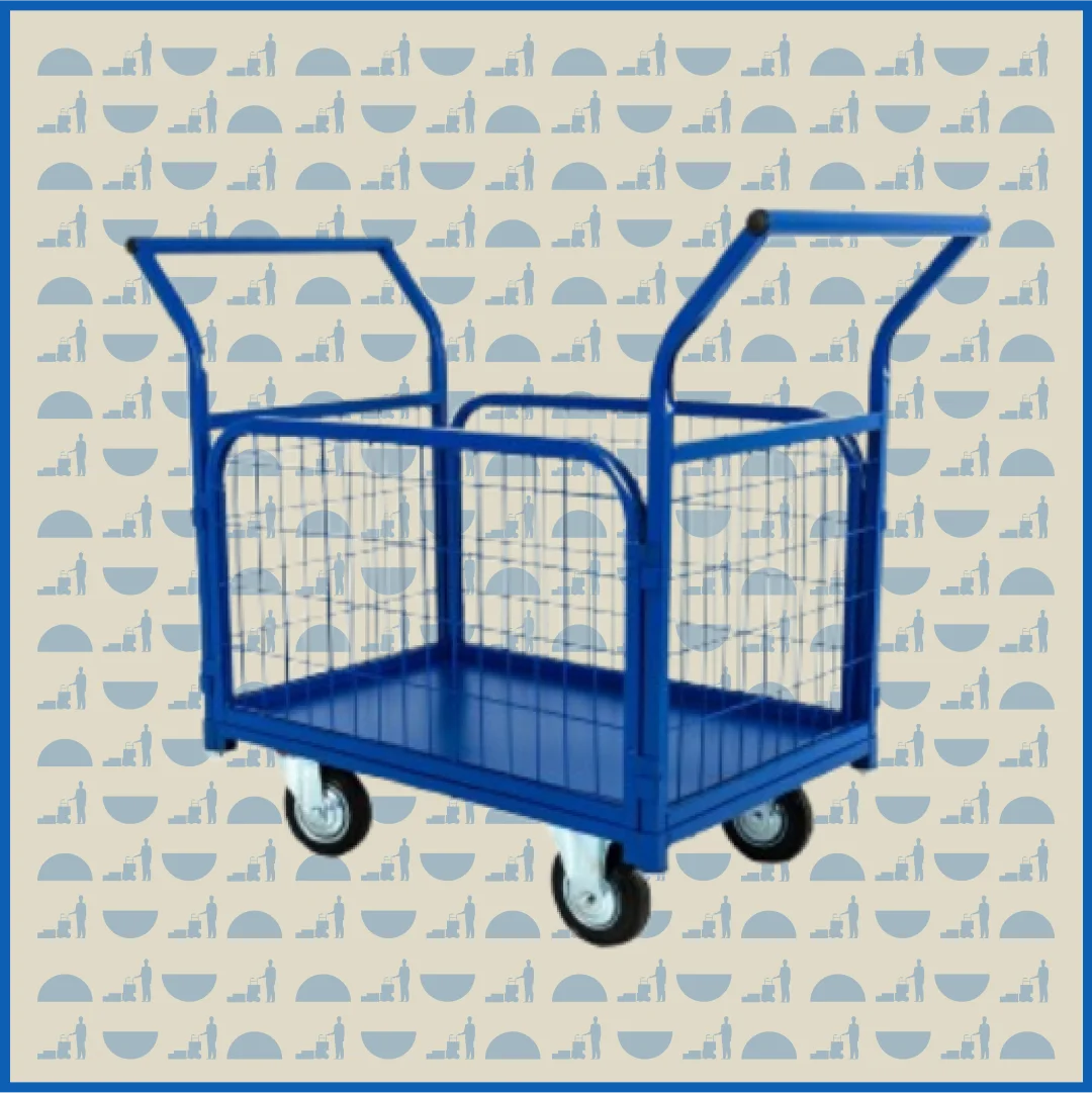 Тележка платформенная HUNTERPARTS ТП-6С (800х1200) г/п 435 кг (колеса 160 мм)