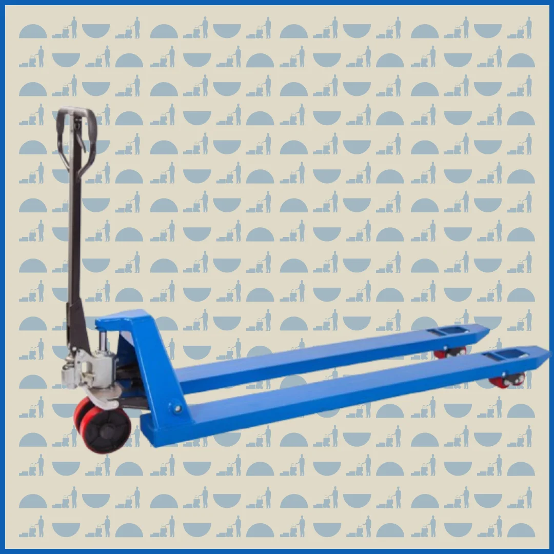 Тележка гидравлическая HUNTERPARTS 2500 кг 2000 мм RHP (полиуретановые колеса)