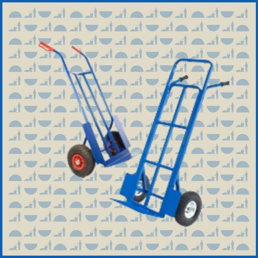 Тележка-трансформер HUNTERPARTS ТТ-300, г/п 300кг. (2 колеса диам.250мм,2 колеса повортн.диам.160мм,лит.резина)