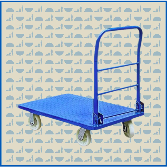 Тележка платформенная HUNTERPARTS 950 кг PH950 (пластиковые колеса)