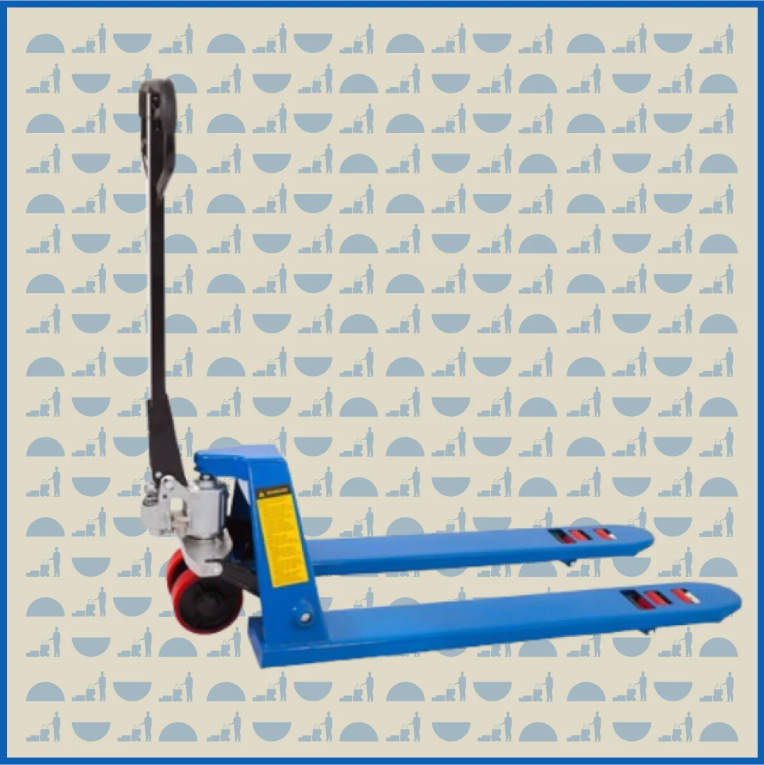 Тележка гидравлическая HUNTERPARTS 2500 кг 1150 мм RHP низкопрофильная (полиуретановые колеса)