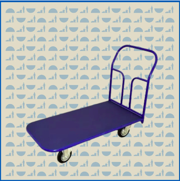 Тележка платформенная HUNTERPARTS 300 кг PH300 (резиновые колеса)