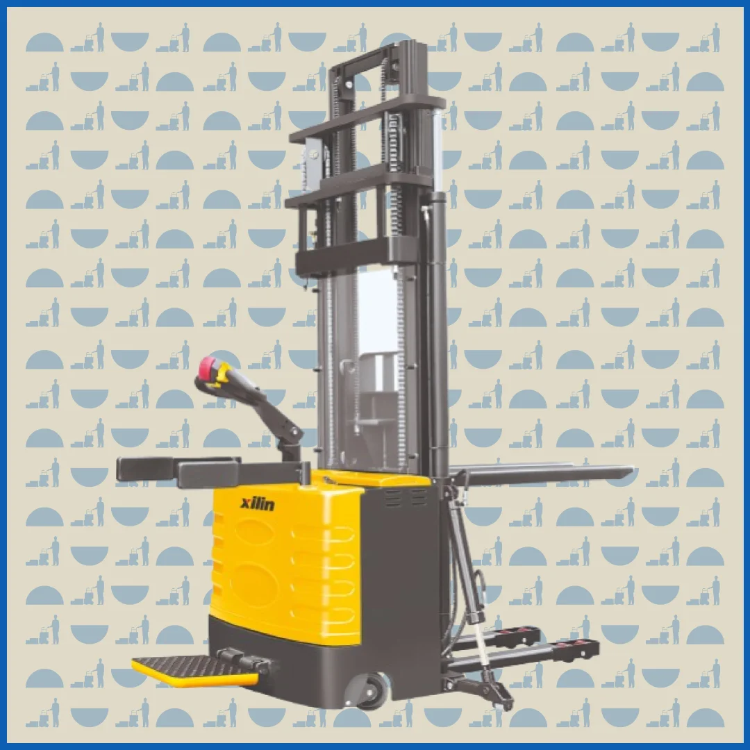 Штабелер самоходный 2,0 т 5,8 м HUNTERPARTS CDD20M компактный для высотных работ (с платформой)