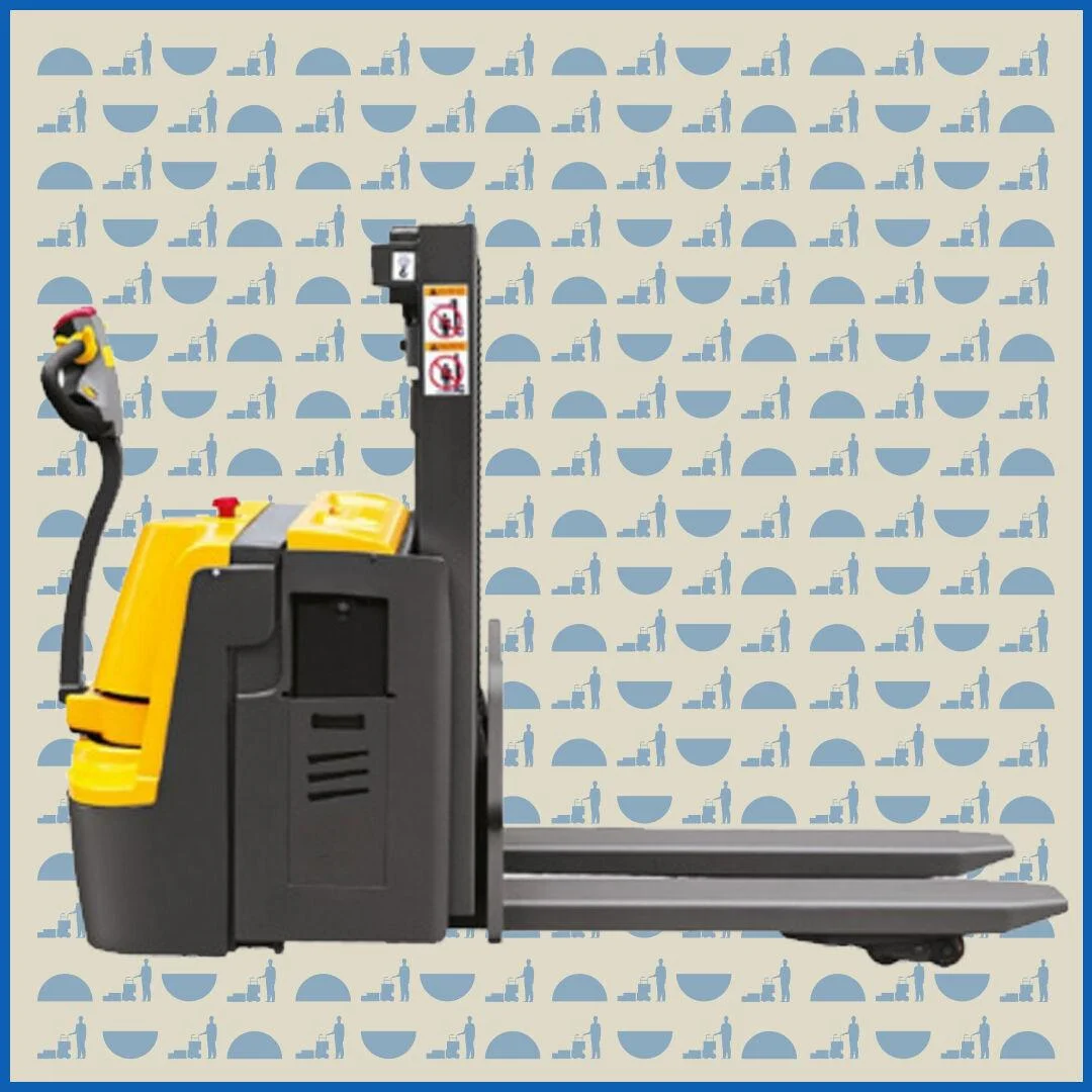 Тележка электрическая 2000 кг 1600 мм HUNTERPARTS CBD20S двухуровневая сопровождаемая