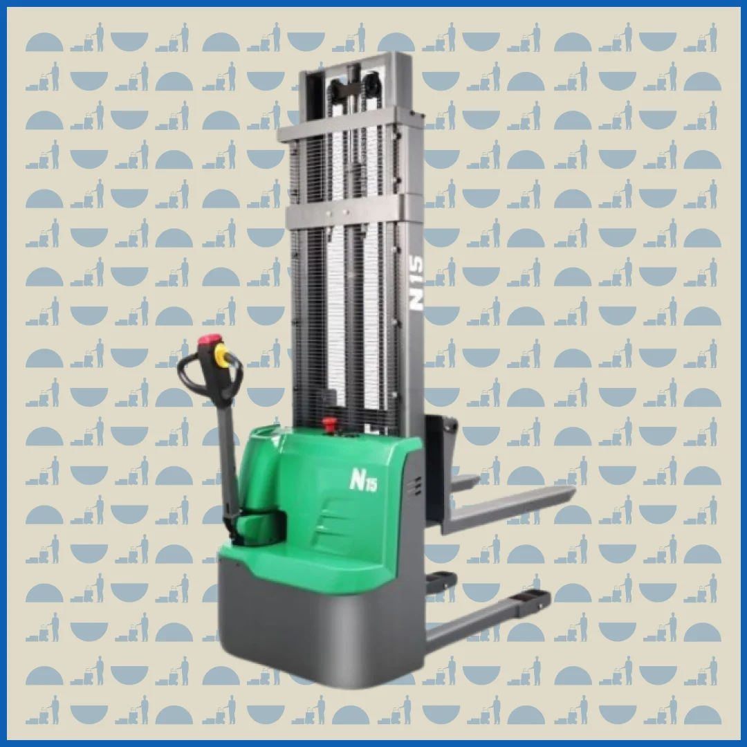 Штабелер самоходный 1,5 т 1,6 м HUNTERPARTS CDD15R-EN (сопровождаемый)