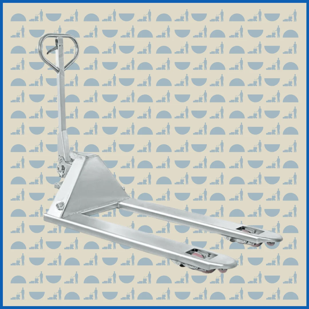 Тележка гидравлическая HUNTERPARTS 2500 кг 1150 мм DX оцинкованная (нейлоновые колеса)