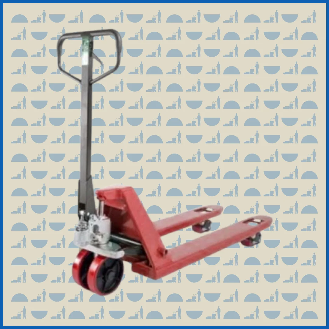 Тележка гидравлическая HUNTERPARTS 2000 кг 1150 мм AC(J) (полиуретановые колеса)